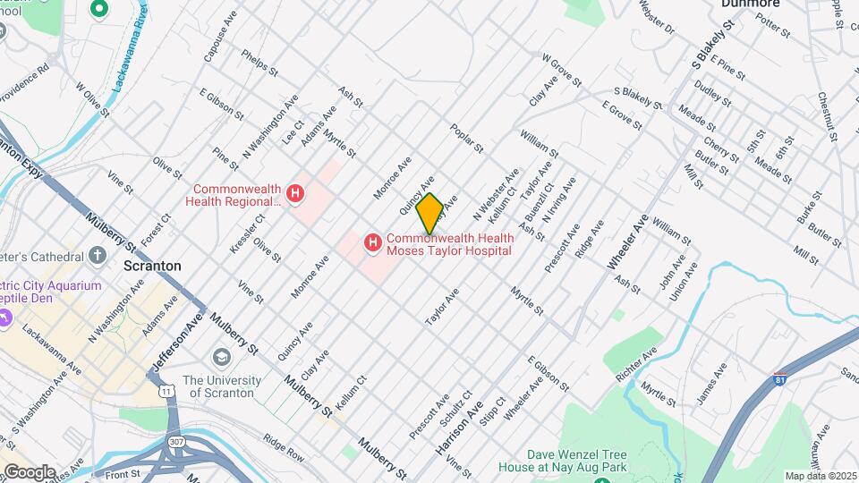 840 Clay Ave Mapa y Detalles de la Ubicación