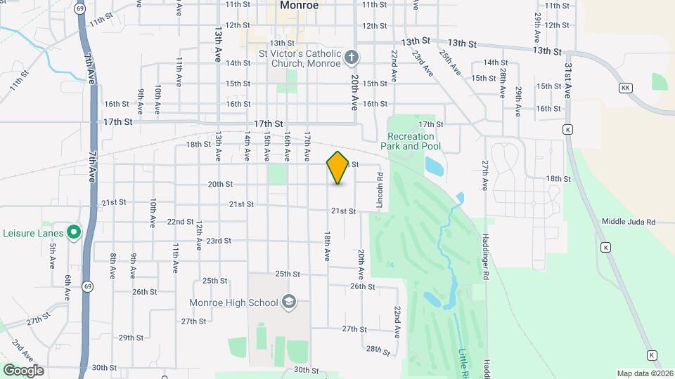 1810 20th Street Ct, Unit A Mapa y Detalles de la Ubicación