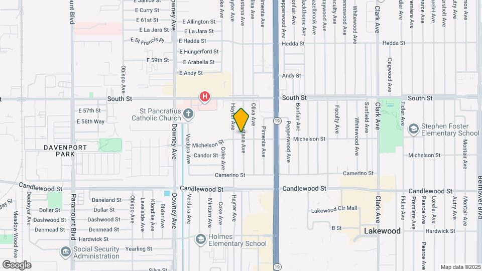 5609 Castana Ave Map and Location Details