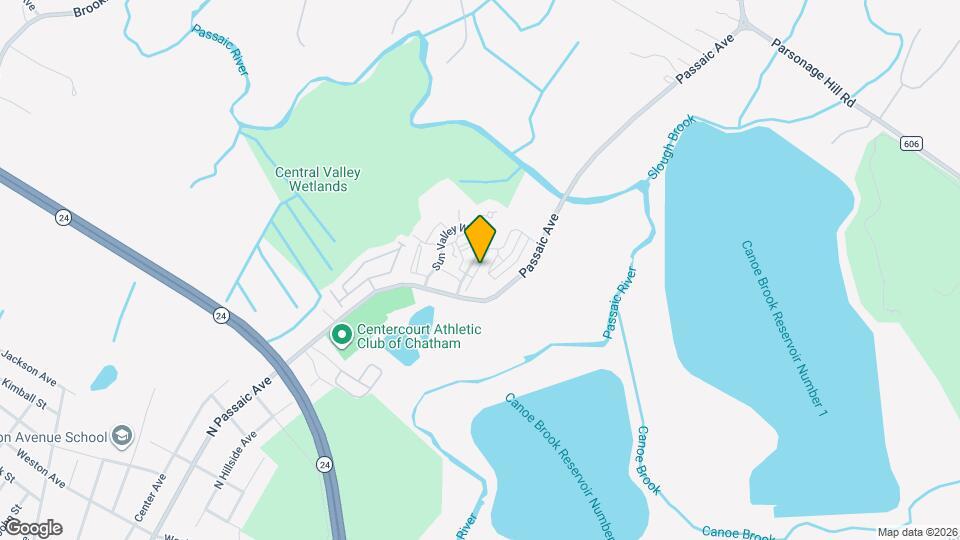 Sun Valley Florham Park Map and Location Details