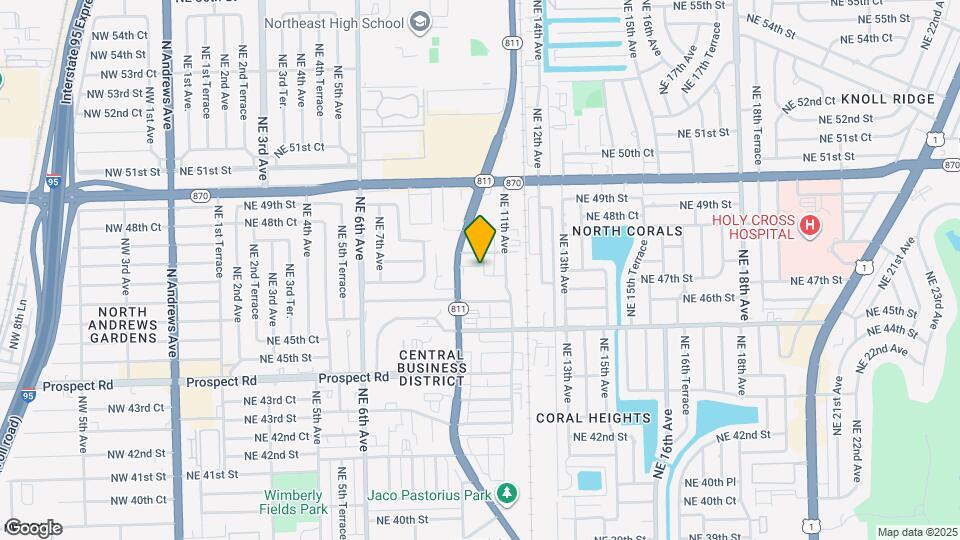 4751 NE 10th Ave Map and Location Details