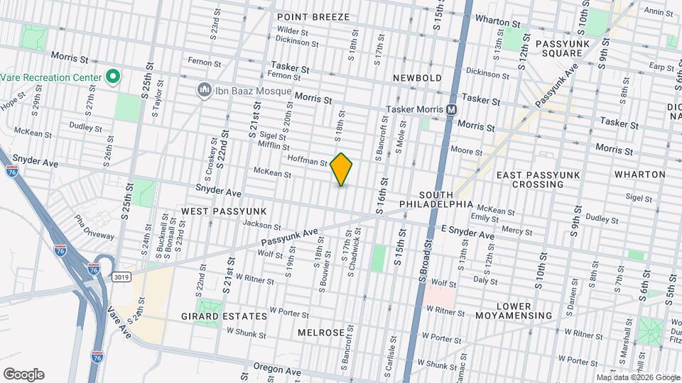 2013 S Bouvier St Map and Location Details
