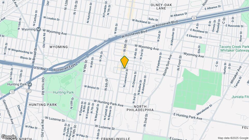 442 W Wingohocking St Mapa y Detalles de la Ubicación