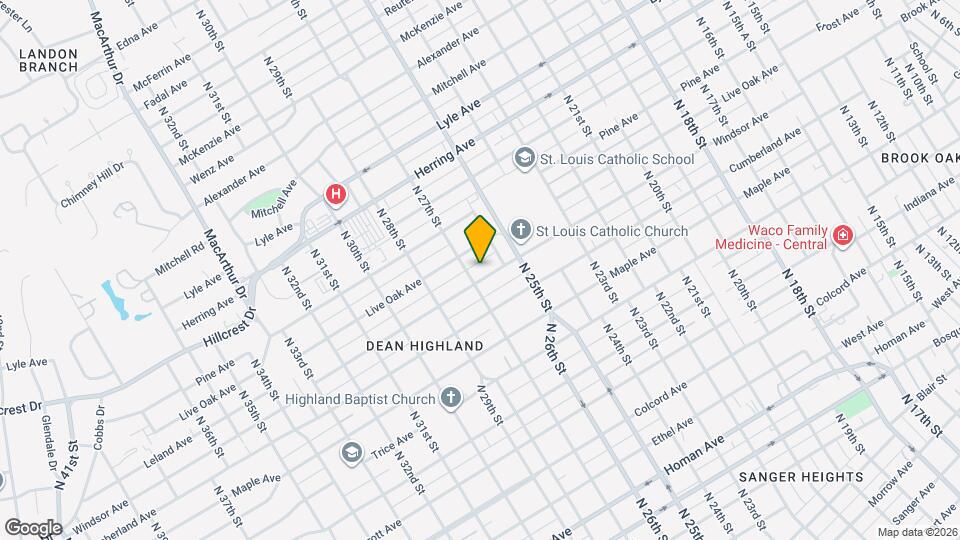 2621 Windsor Ave Map and Location Details