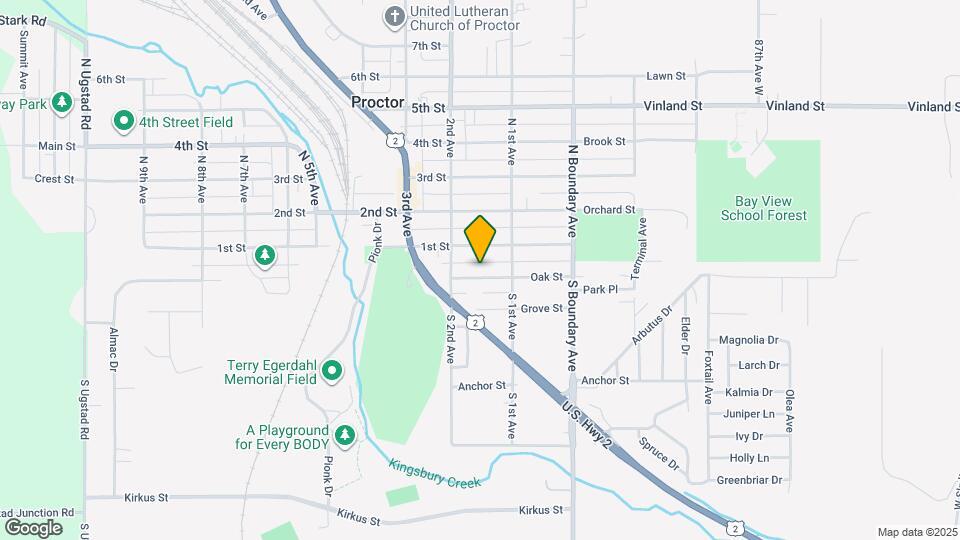 121 Oak St Map and Location Details