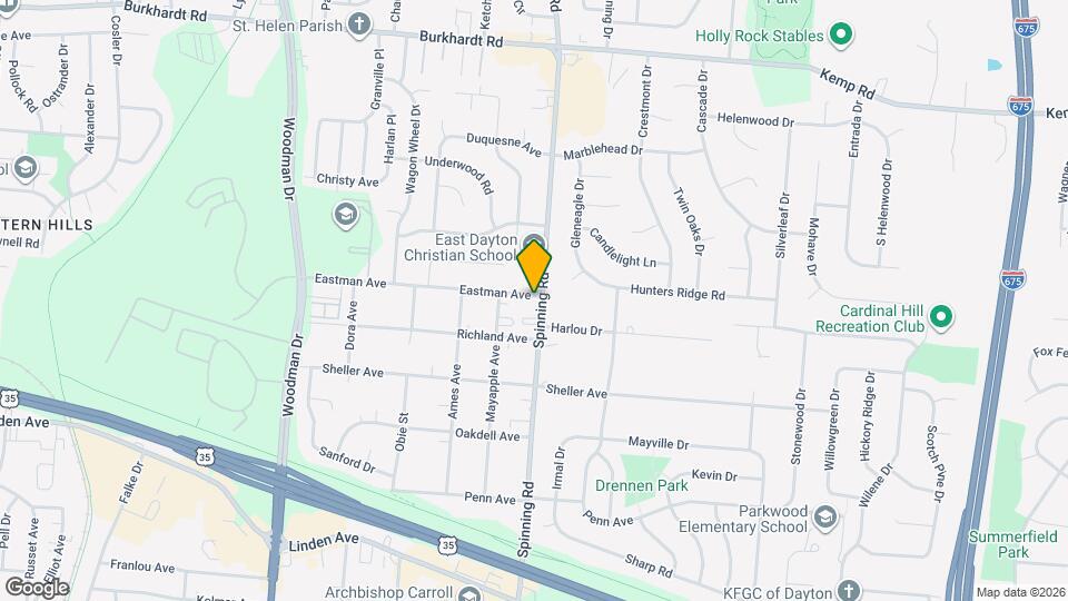 4632 Eastman Ave Map and Location Details