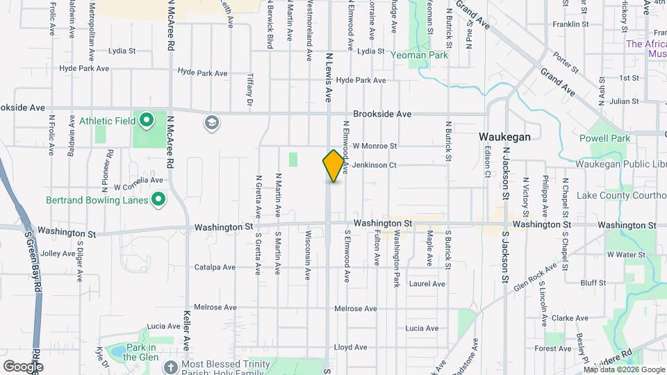 43 N Lewis Ave Map and Location Details