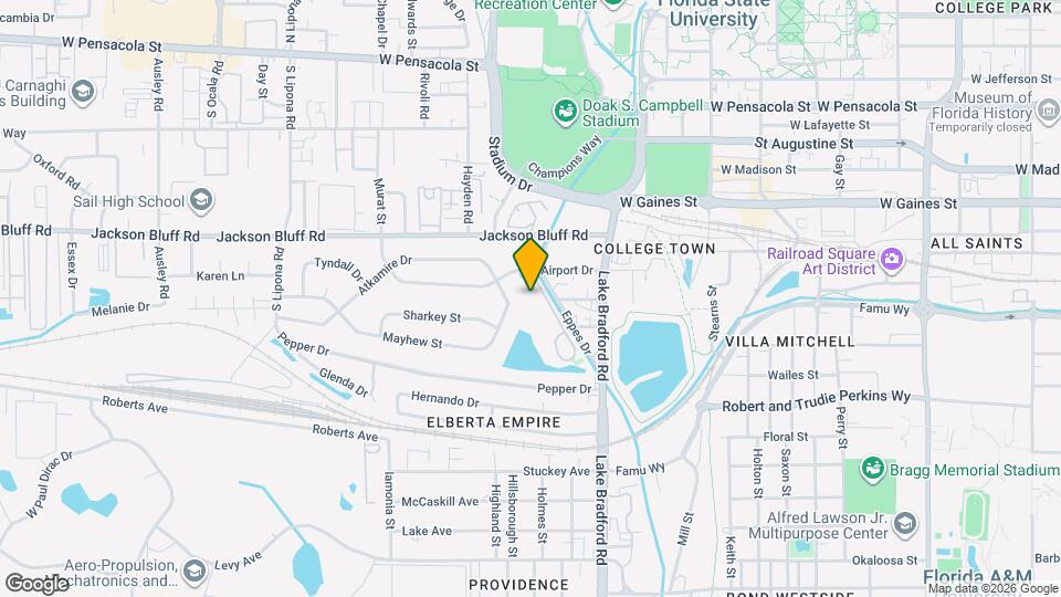 1309 Airport Dr Map and Location Details