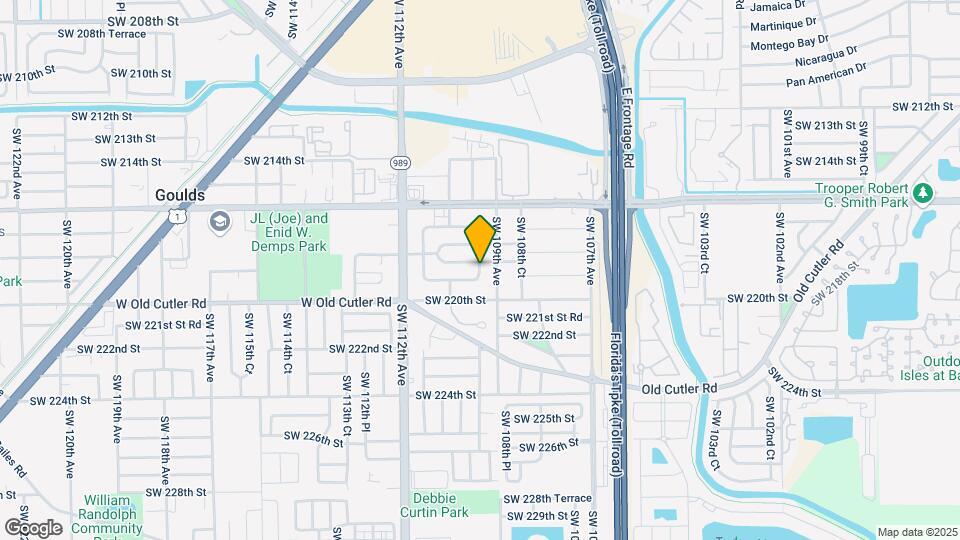 21831 SW 109th Ct Map and Location Details