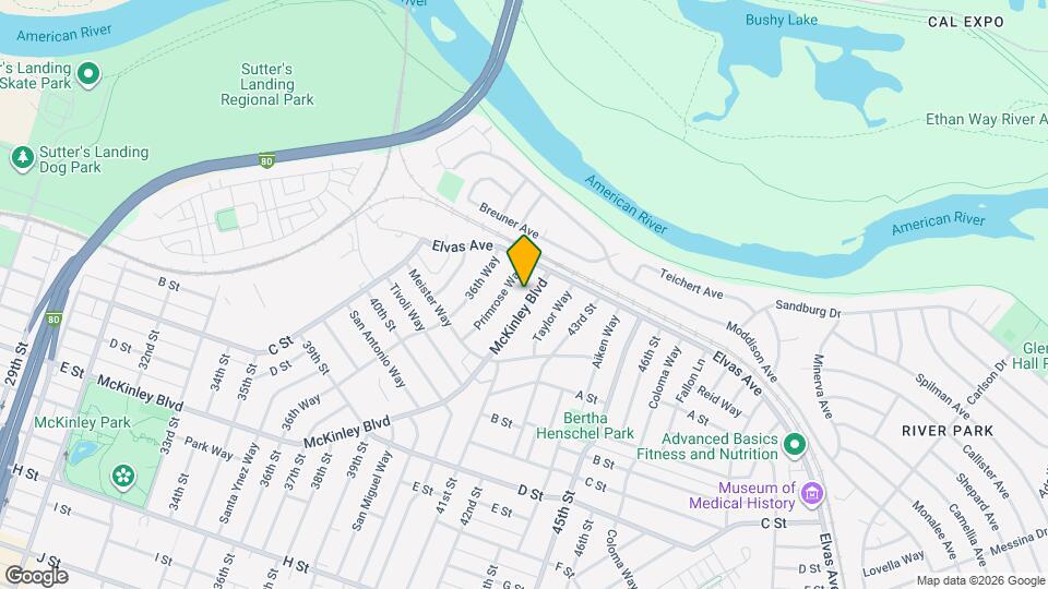 4133 McKinley Blvd Mapa y Detalles de la Ubicación