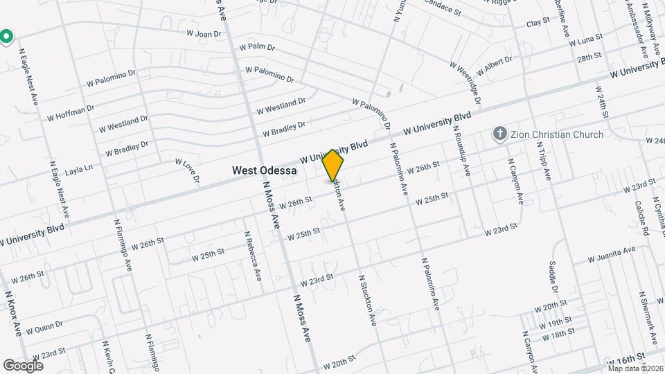 2601 N Stockton Ave Map and Location Details