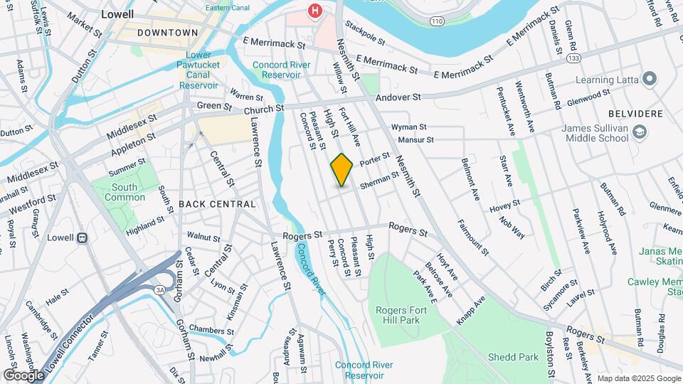 148 Pleasant St, Unit 148 Pleasant st. Lowell M Map and Location Details