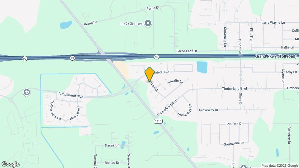 21654 Horseshoe Dr Map and Location Details