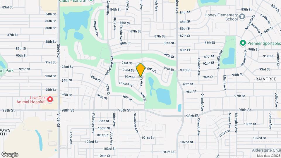 4601 93rd St Map and Location Details
