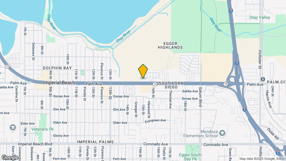 1508 Palm Ave Map and Location Details