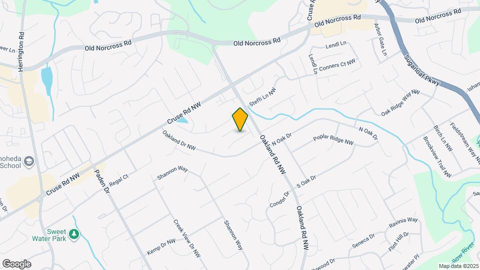 2143 Oakland Farm Dr Map and Location Details