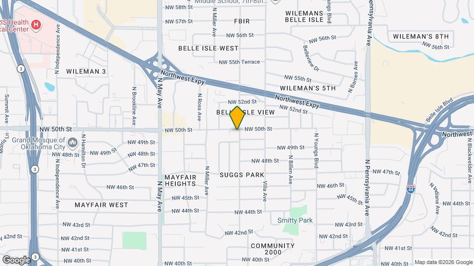 2600 NW 50th St Map and Location Details