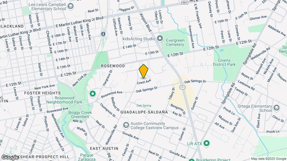 2800 Crest Ave Map and Location Details