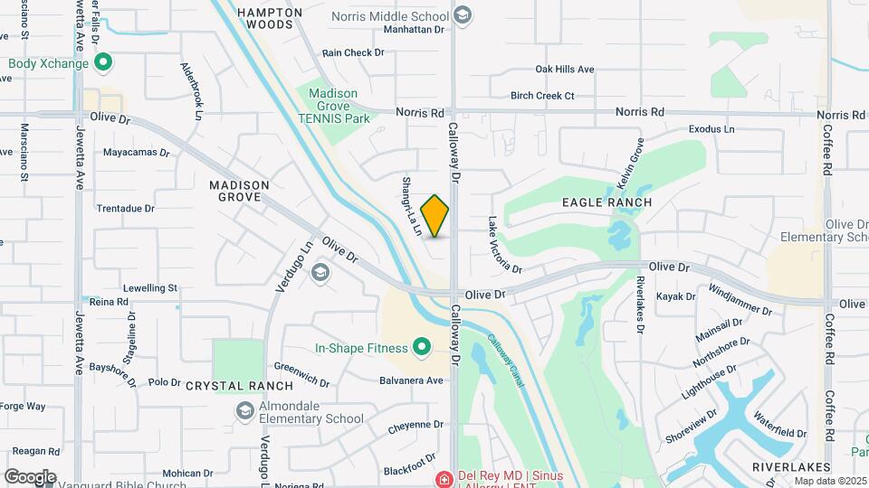 9803 San Ysidro Ln Mapa y Detalles de la Ubicación