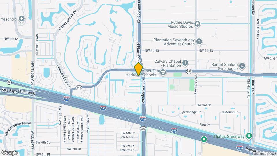 12410 SW 1st St Map and Location Details
