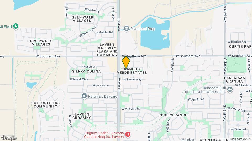 5029 W Nancy Ln Map and Location Details