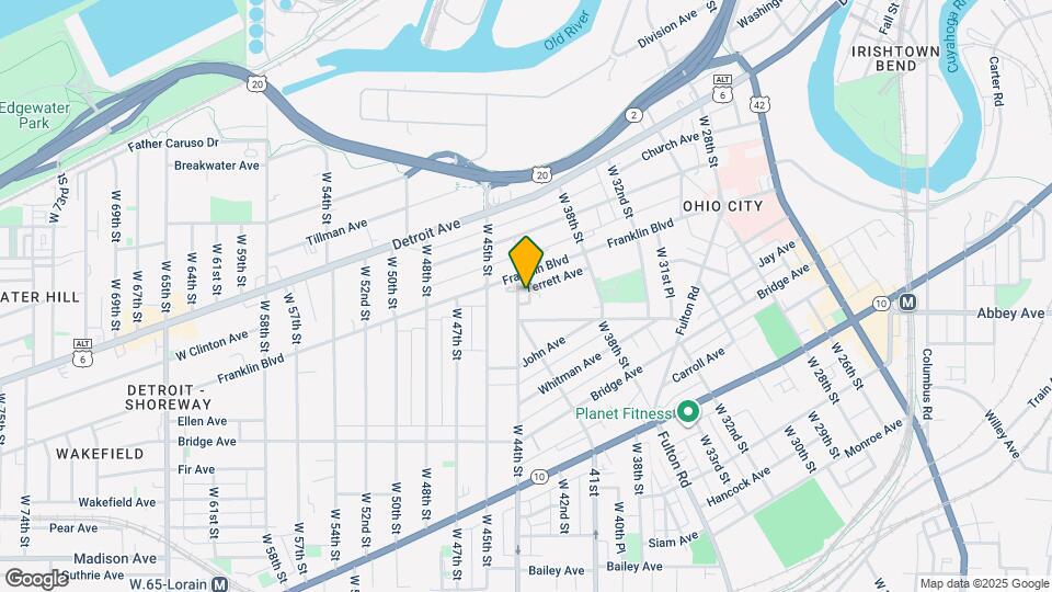 1795 W 44th St Map and Location Details
