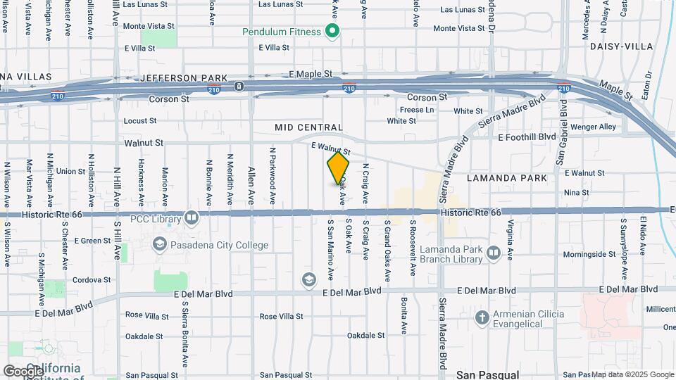 59 Oak Ave Map and Location Details