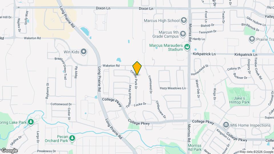 5304 Timber Park Dr Map and Location Details