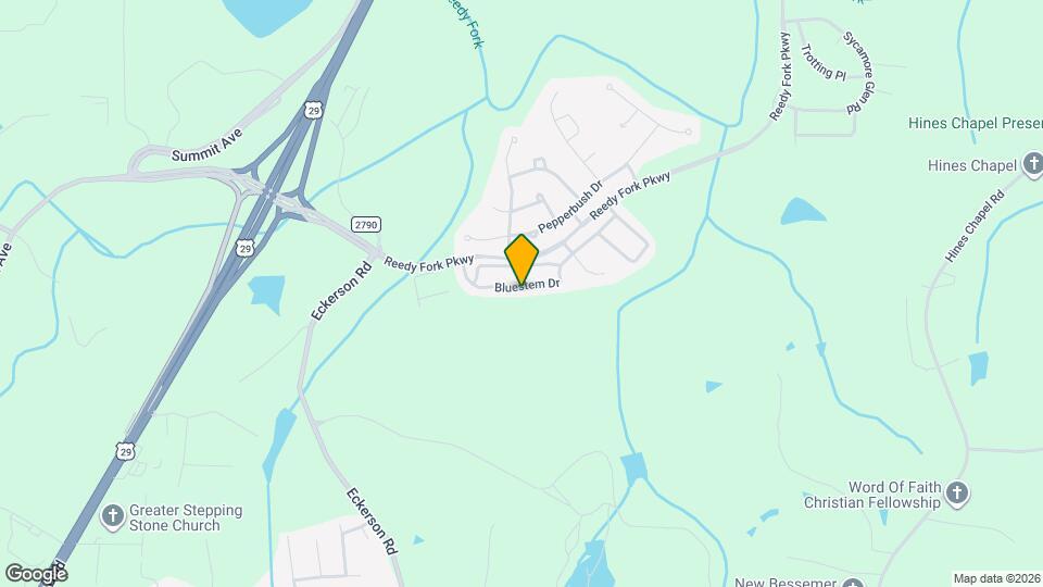 3922 Bluestem Dr Map and Location Details