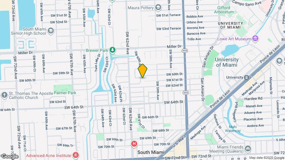 6017 SW 60th Ave Map and Location Details