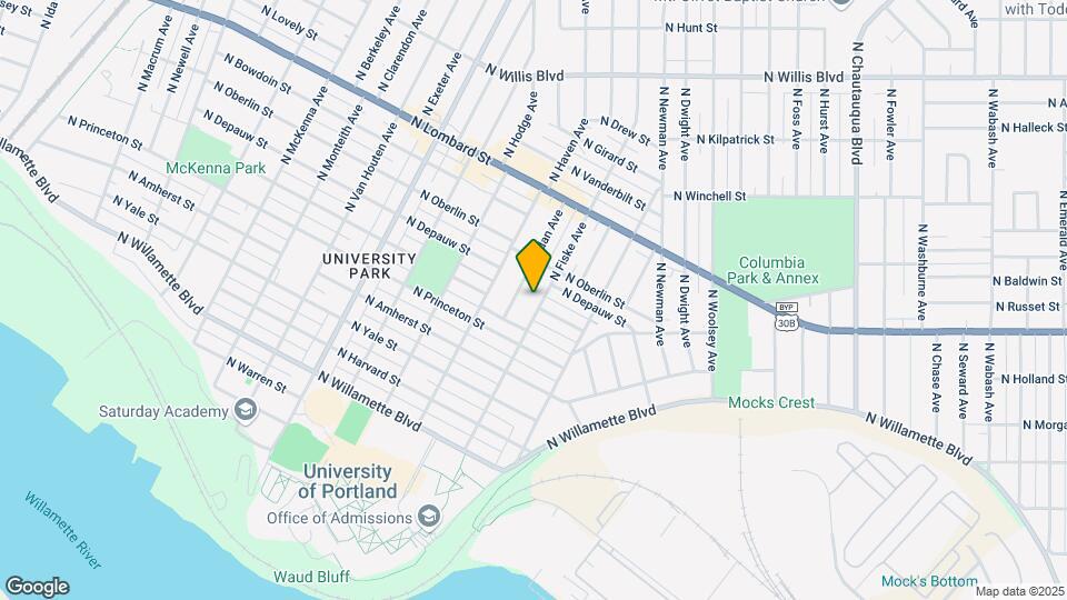 7205 N Fiske Ave Map and Location Details