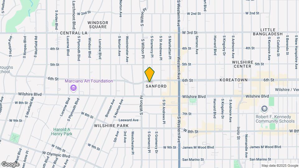607 Gramercy Pl Map and Location Details