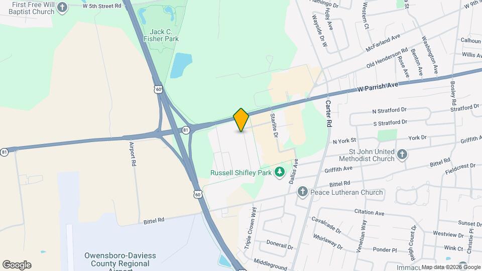 1638 Thompson Dr Map and Location Details