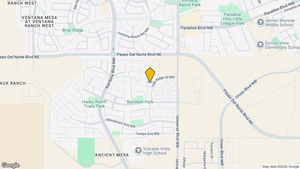 6905 Tijeras Creek Rd NW Map and Location Details