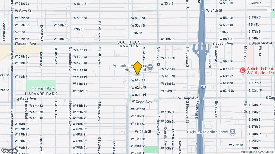 927 W 61st St Map and Location Details