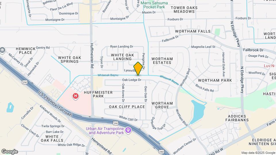 13322 Oak Ledge Dr Map and Location Details