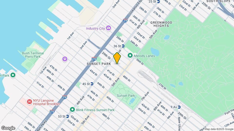 434 39th St Map and Location Details