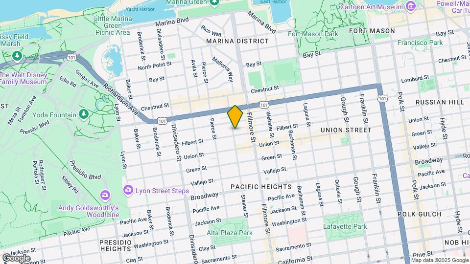 3122 Steiner St Map and Location Details