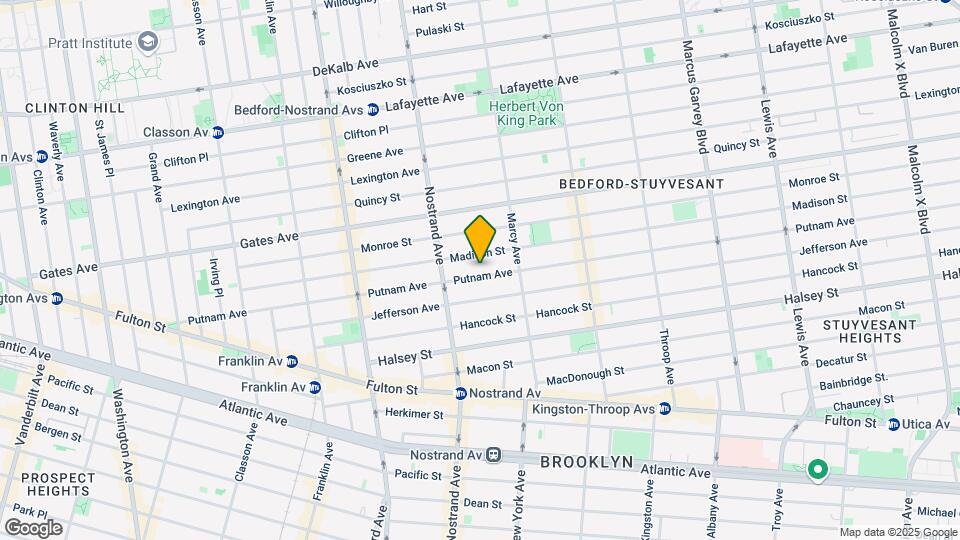 325 Putnam Ave Map and Location Details