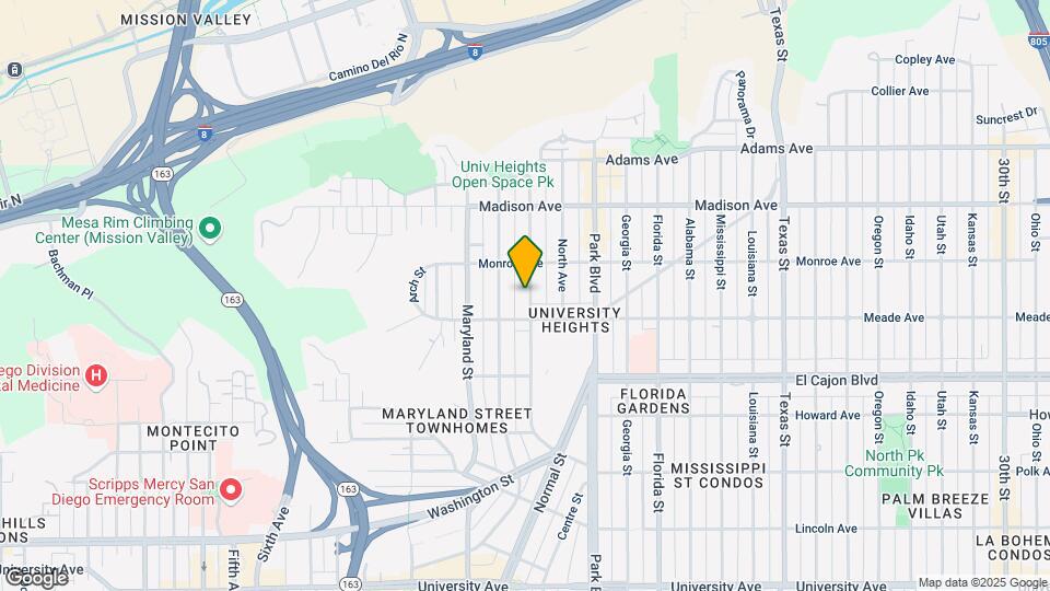 4438 Campus Ave Map and Location Details