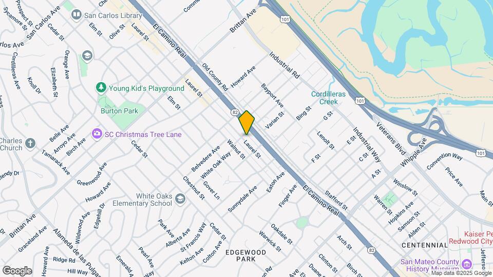 1509 Laurel St Map and Location Details