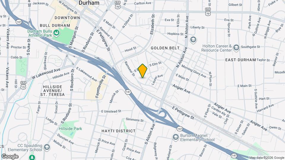 927 Ramseur St Map and Location Details