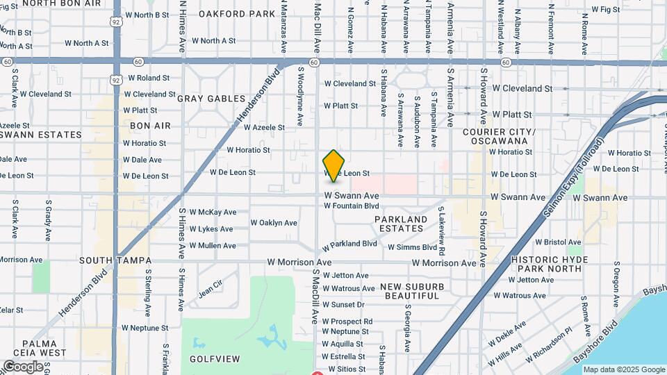 619 Swann Dr Map and Location Details