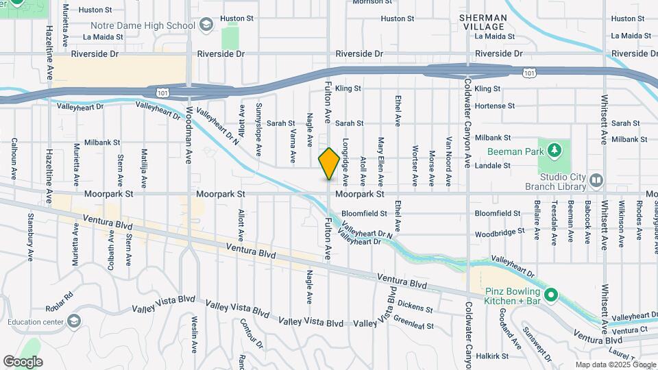 4406 Fulton Ave-Unit -401A Map and Location Details
