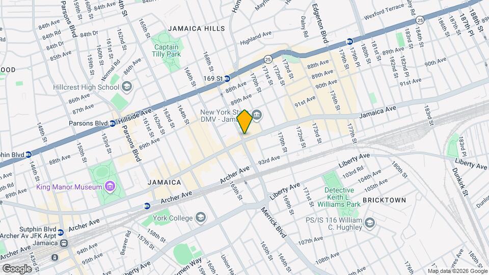 16803 Jamaica Ave Map and Location Details