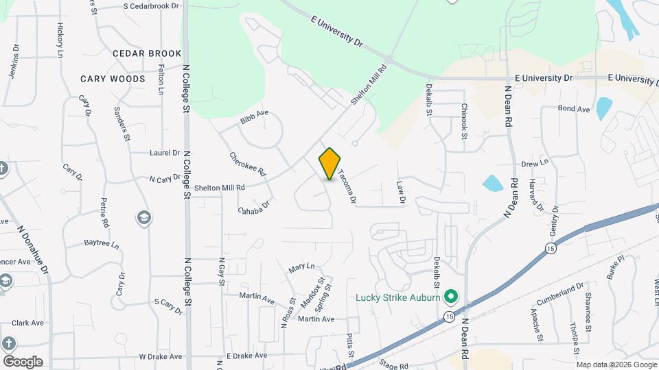 814 Tullahoma Dr Map and Location Details