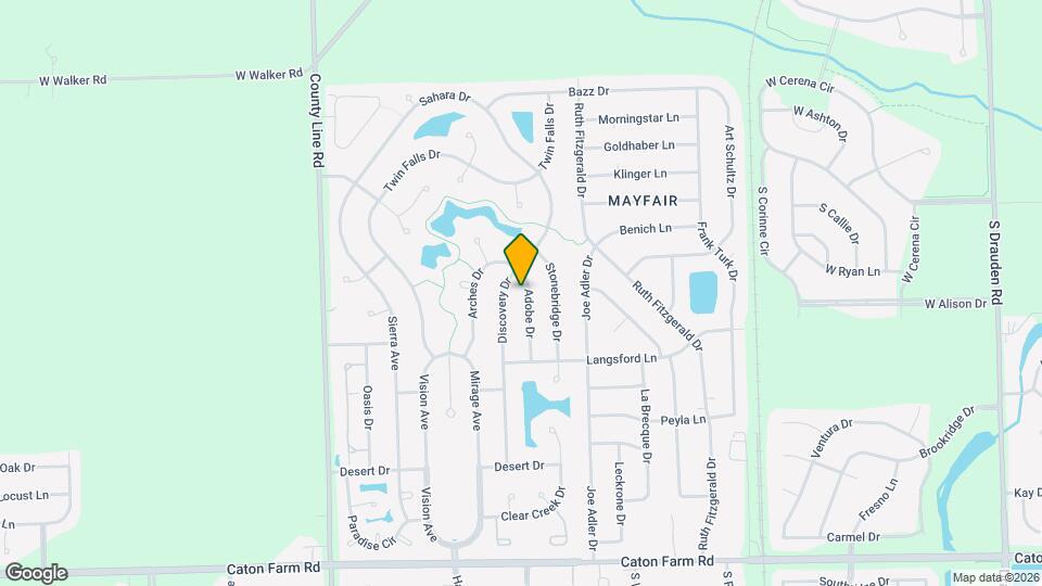 2809 Adobe Dr Map and Location Details