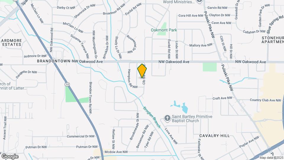 1611 Clb Vw Dr NW Map and Location Details