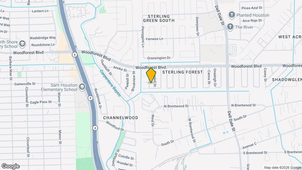 706 Redstone St Map and Location Details