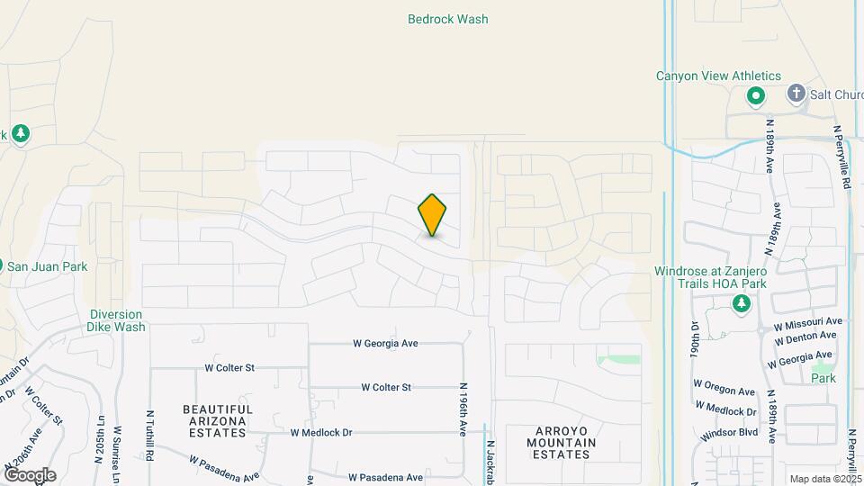 19573 W Badgett Ln Map and Location Details